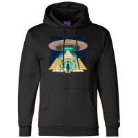 Ancient Astronaut Egyptian Pyramid Alien Conspiracy Theory Champion Hoodie | Artistshot