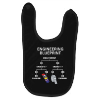 My Engineering Blueprint Engineer Baby Bibs | Artistshot