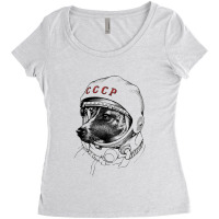 Cute Siberian Husky Dog Women's Triblend Scoop T-shirt | Artistshot