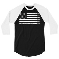 Vintage Usa Flag 3/4 Sleeve Shirt | Artistshot