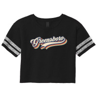 I Love Greensboro City Usa Retro Vintage Scorecard Crop Tee | Artistshot