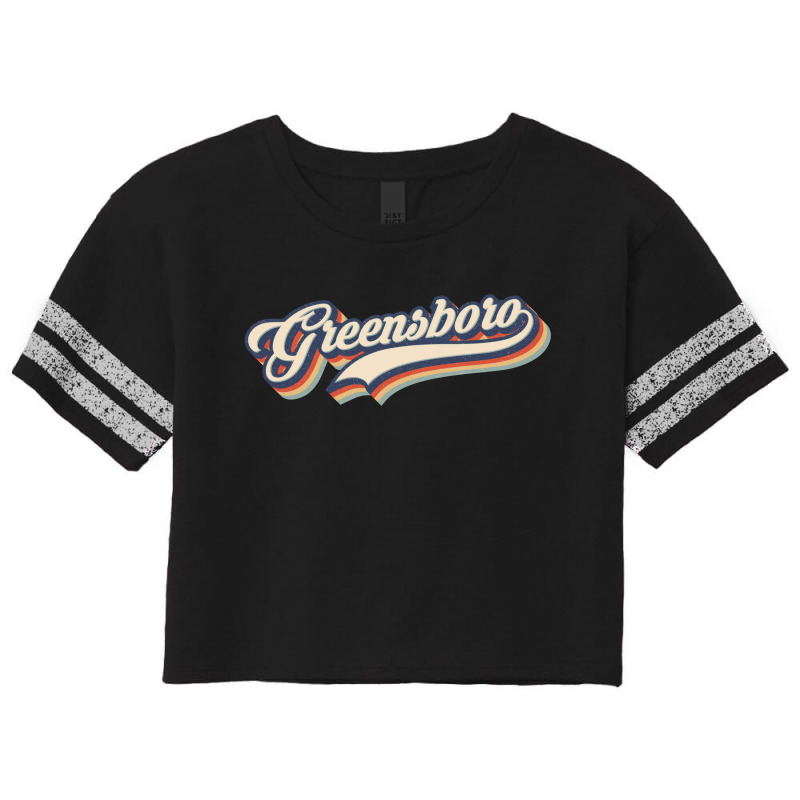 I Love Greensboro City Usa Retro Vintage Scorecard Crop Tee by HydraAntBoxing | Artistshot