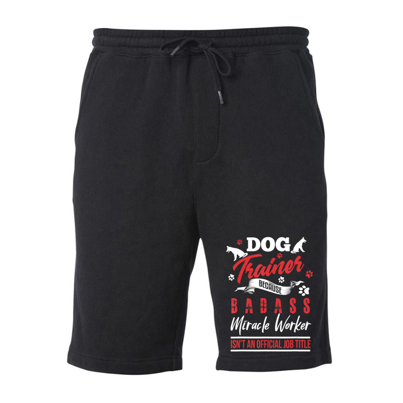 Dog Trainer Humor Dog Trainer Saying Fleece Short by cm-arts | Artistshot