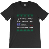 Funny Sql Programmer Database Christmas Admin Dba T-shirt | Artistshot