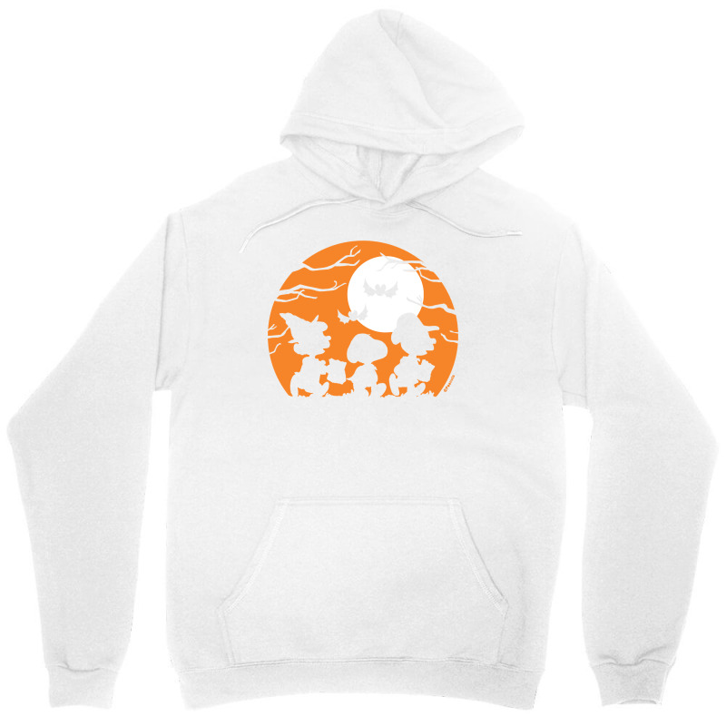 Peanuts  Halloween  Trick Or Treat Silhouettes Unisex Hoodie | Artistshot