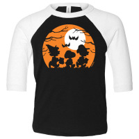 Peanuts  Halloween  Trick Or Treat Silhouettes Toddler 3/4 Sleeve Tee | Artistshot