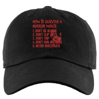 How To Survive A Horror Movie Don't Be Blonde Don't Slip Up T Shirt Kids Cap | Artistshot