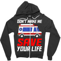 Paramedic Ambulance Attendant Emergency Medical Technician Zipper Hoodie | Artistshot