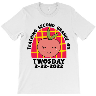 Teaching 2nd Grade On Twosday T-shirt Designed By Barbara R Hughes