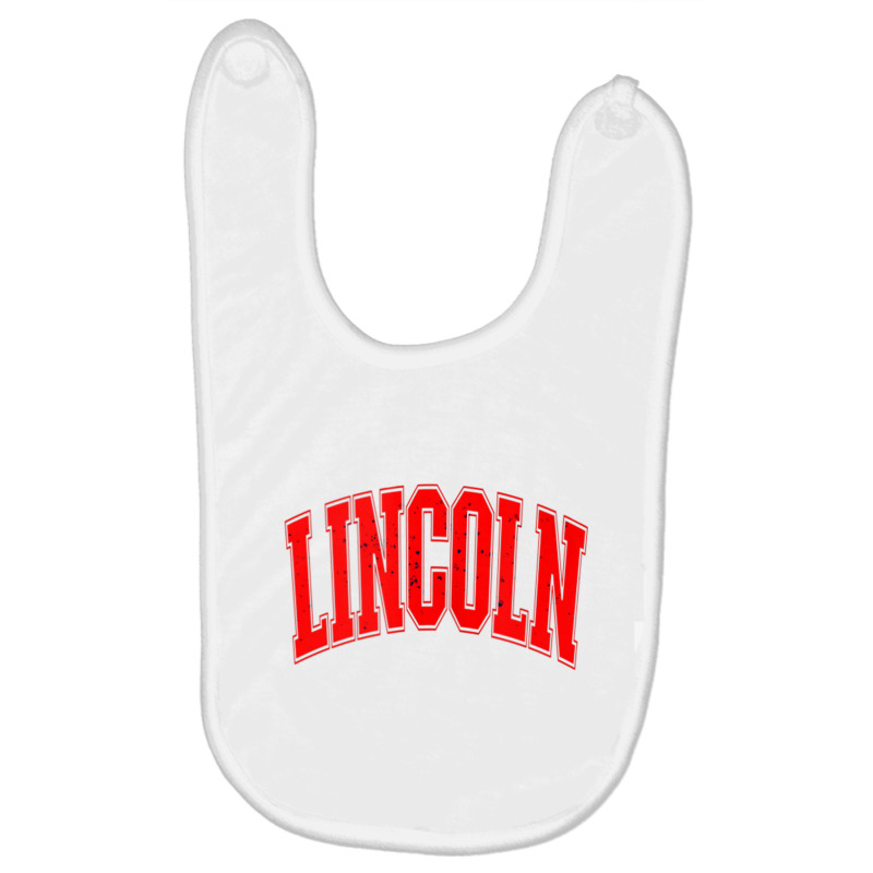 Retro Vintage Lincoln City Usa American Tank Top Baby Bibs by cm-arts | Artistshot