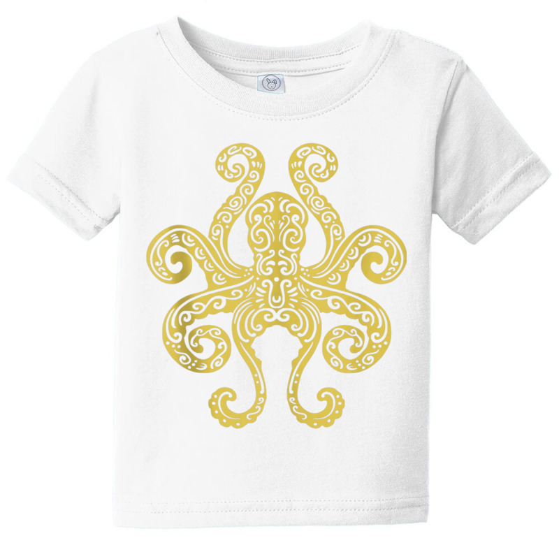 Octopus Tribal Art Marine Ocean Life Tank Top Baby Tee | Artistshot