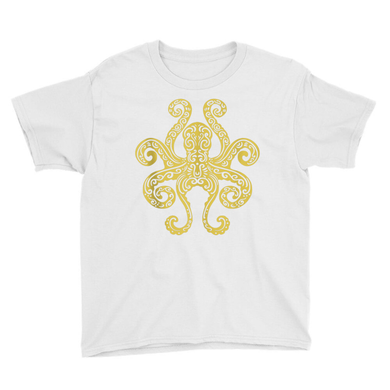 Octopus Tribal Art Marine Ocean Life Tank Top Youth Tee | Artistshot