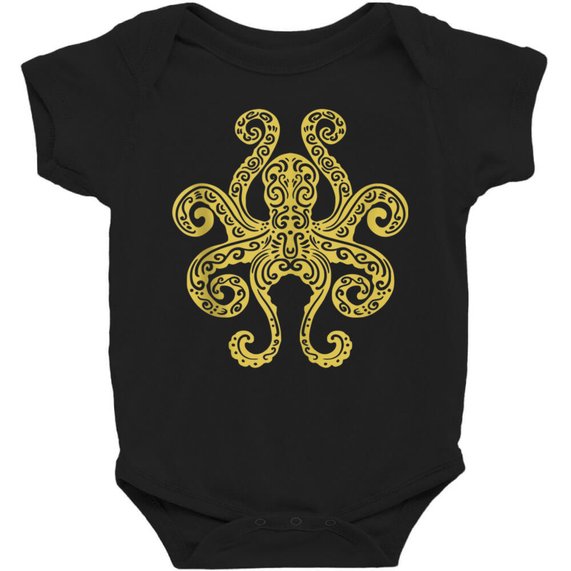 Octopus Tribal Art Marine Ocean Life Tank Top Baby Bodysuit | Artistshot