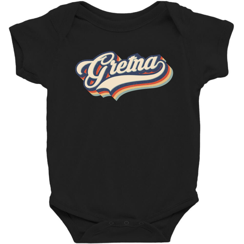 I Love Gretna City Usa Retro Vintage Baby Bodysuit by HydraAntBoxing | Artistshot