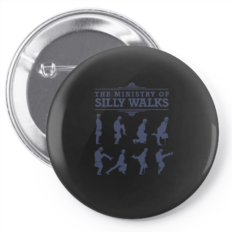 The Ministry Of Silly Walks Pin-back Button | Artistshot