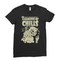 Chamber Of Chills, The Chamber Of Chills, Chamber Of Chills Art, Chamb Ladies Fitted T-shirt | Artistshot