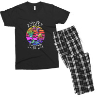 We're Pink Just Two Lost Souls Swimming In A Fish Bowl Floyd Men's T-shirt Pajama Set | Artistshot