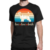 Petit Basset Griffon Vendeen T  Shirt Live Love Bark Petit Basset Grif Classic T-shirt | Artistshot