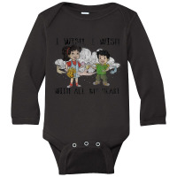 Dragon Tales I Wish Quote Long Sleeve Baby Bodysuit | Artistshot