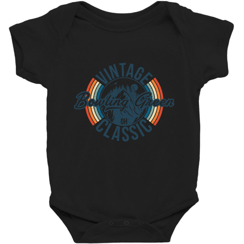 I Love Bowling Green Ohio Retro Vintage Classic Limited Edition Baby Bodysuit by hardrollsjudo | Artistshot