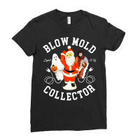 Blow Mold Collector Light It Up Christmas Halloween Long Sleeve T Shir Ladies Fitted T-shirt | Artistshot