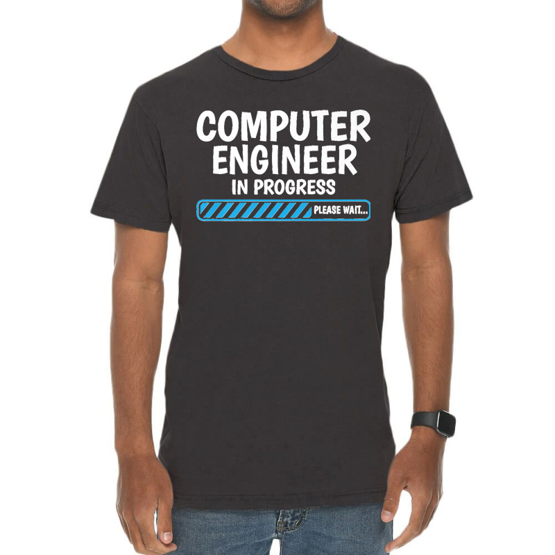 Computer Engineer In Progress Future Computer Engineer Premium Vintage T-shirt | Artistshot