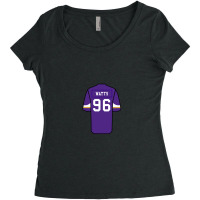 Armon Watts Jersey 1 Women's Triblend Scoop T-shirt | Artistshot