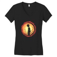 Free Style Samurai Women's V-neck T-shirt | Artistshot