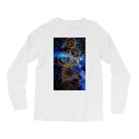 Time Lord Writing (blue) Long Sleeve Shirts | Artistshot