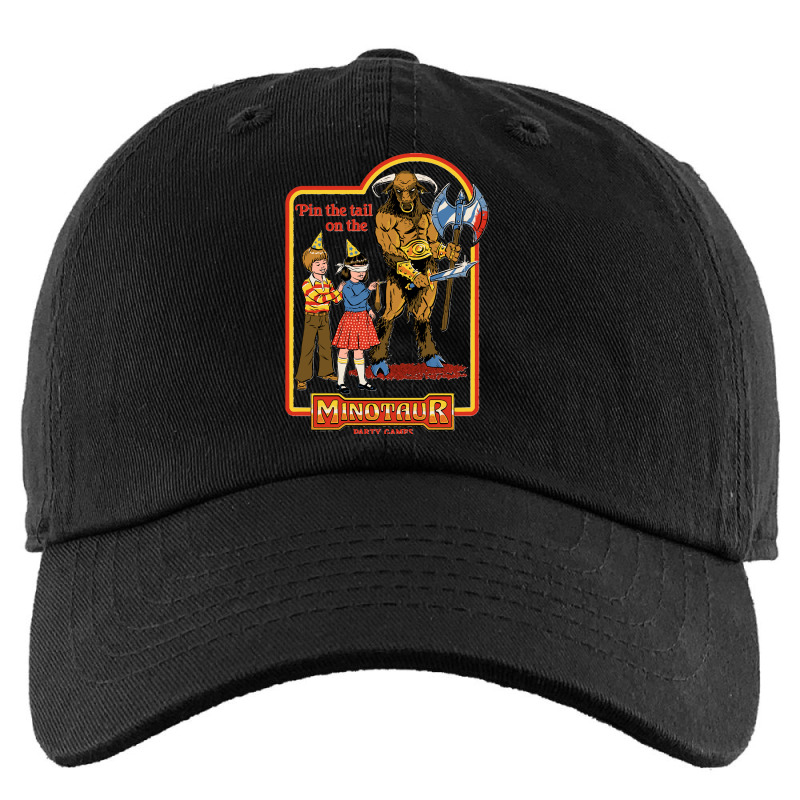 Pin The Tails On The Minotaurs Kids Cap | Artistshot