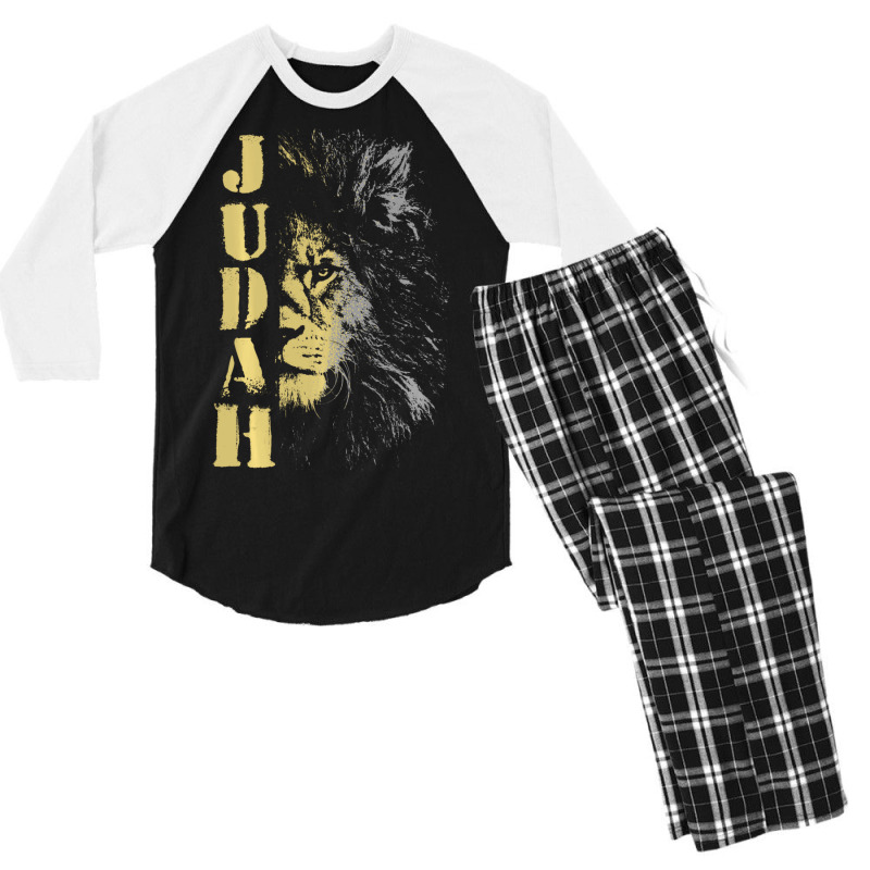 Lion Of Judah Hebrew Israelite Men's 3/4 Sleeve Pajama Set | Artistshot