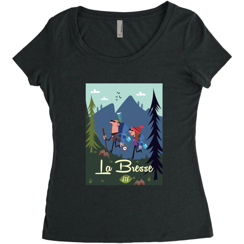 La Bresse Poster Women's Triblend Scoop T-shirt by CrystalDeaton | Artistshot