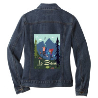 La Bresse Poster Ladies Denim Jacket | Artistshot