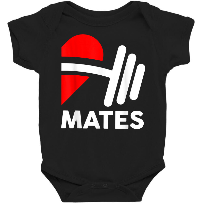 Swole Mates Couples Matching Couples Workout Gym Partner T Shirt Baby Bodysuit | Artistshot