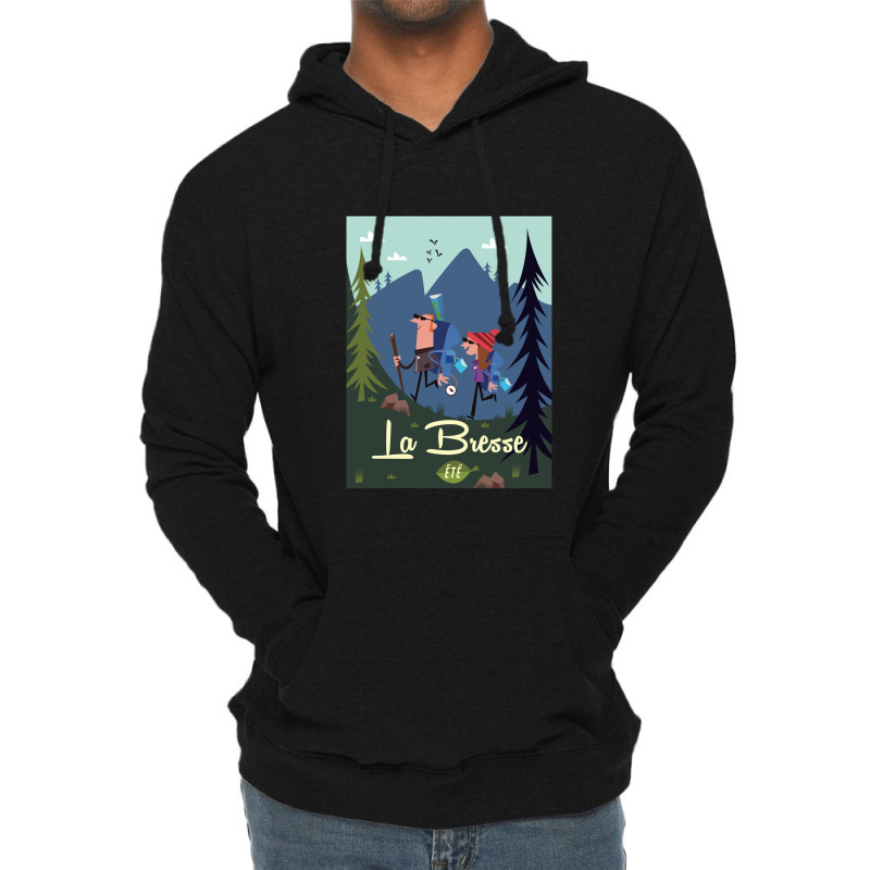 La Bresse Poster Lightweight Hoodie by AlmaWilliams | Artistshot