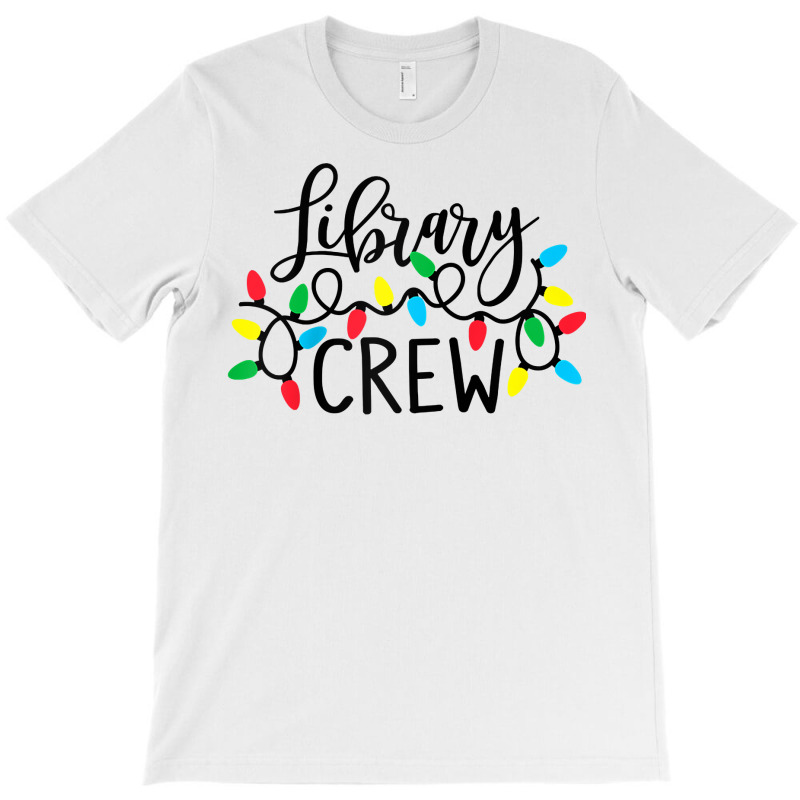 Library Crew Christmas Light Funny Book Lover Librarian Xmas Raglan Ba T-shirt | Artistshot