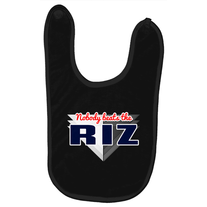 Nobody Beats The Riz Baby Bibs by Kanmosrin52 | Artistshot