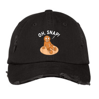 Oh Snap Freak Funny Amputee Prosthetic Surgery Graphic Vintage Cap | Artistshot