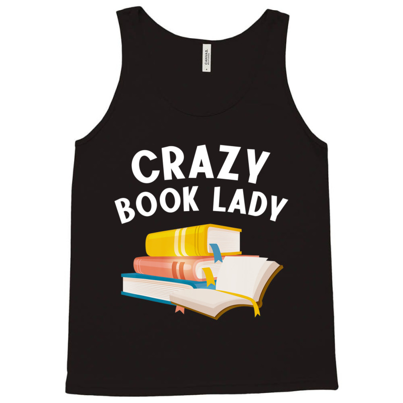 Book Women Girls Book Lover Bookworm Librarian Tank Top by cm-arts | Artistshot