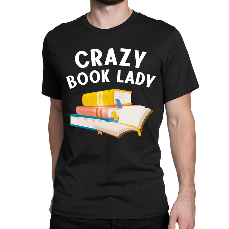 Book Women Girls Book Lover Bookworm Librarian Classic T-shirt by cm-arts | Artistshot