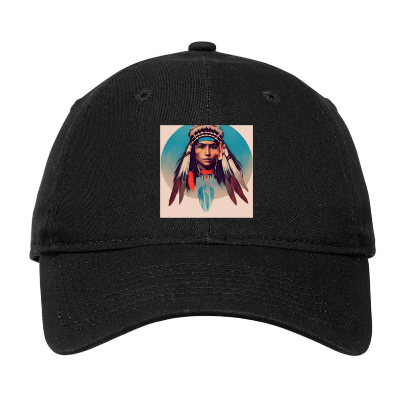 Indian America Indigenous Native American Indian Native Americans Adjustable Cap by cm-arts | Artistshot