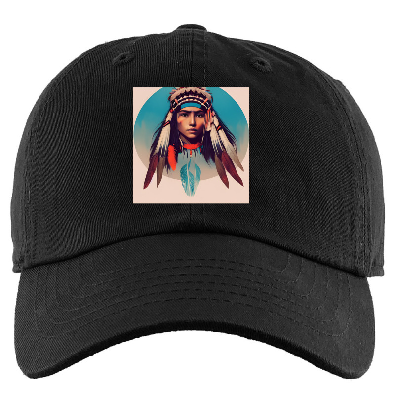 Indian America Indigenous Native American Indian Native Americans Kids Cap by cm-arts | Artistshot