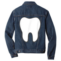 Tooth Fairy T Shirt Halloween Tooth Molar Costume Idea Men Denim Jacket | Artistshot