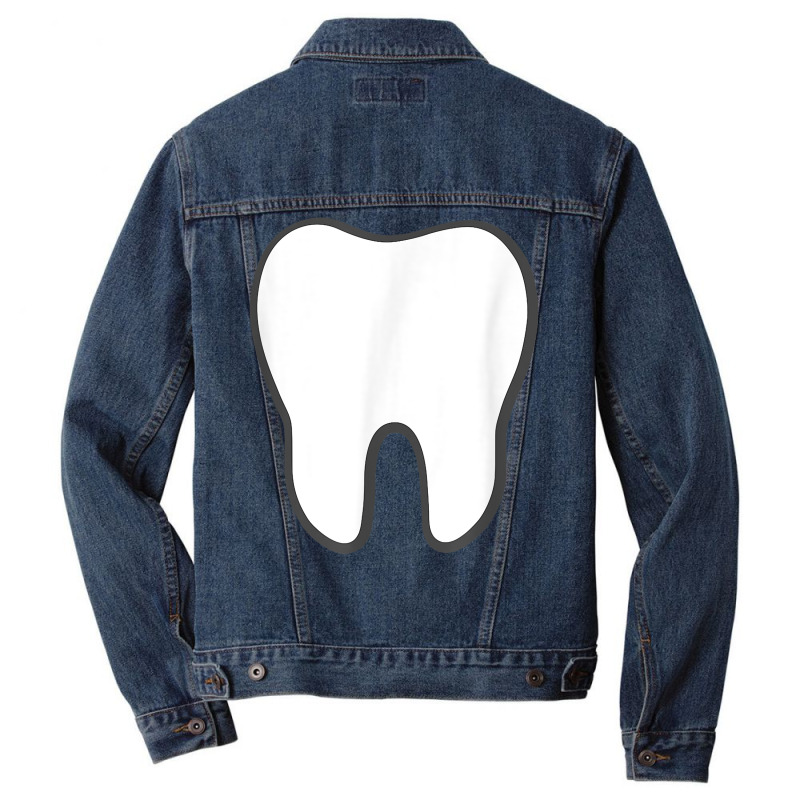 Tooth Fairy T Shirt Halloween Tooth Molar Costume Idea Men Denim Jacket by byfaesaexow | Artistshot