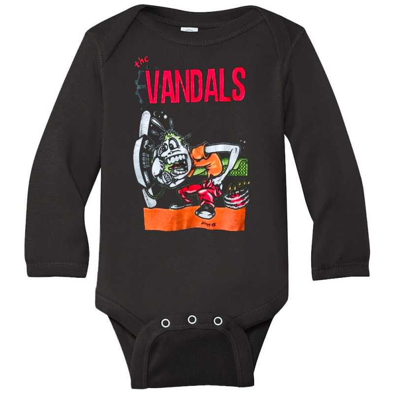 The Vandals, The Vandals Art, The Vandals Vintage, The Vandals Paintin Long Sleeve Baby Bodysuit | Artistshot