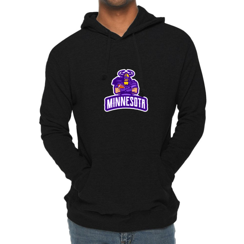 American Football Minnesota Design Lightweight Hoodie | Artistshot