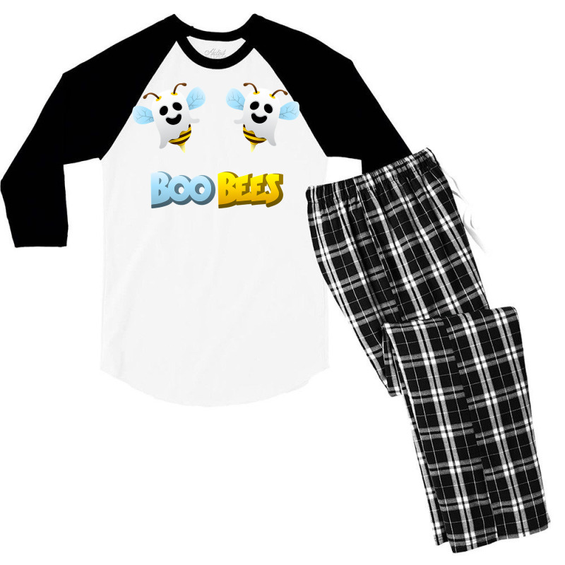 Boo Bees  Funny Ghost Boobees Halloween Costume Women Men's 3/4 Sleeve Pajama Set | Artistshot