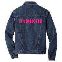 Fpl Infected Pink Design Classic Men Denim Jacket | Artistshot