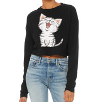 American Shorthair Happy Cropped Sweater | Artistshot