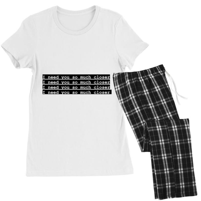 I Need You So Much Closer Death Cab For Cutie Women's Pajamas Set by cm-arts | Artistshot